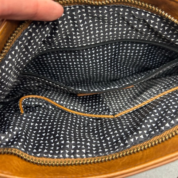 Alter'd State Leather Purse and Handbag Crossbody Shoulder Bag Brown Leather - Picture 8 of 13